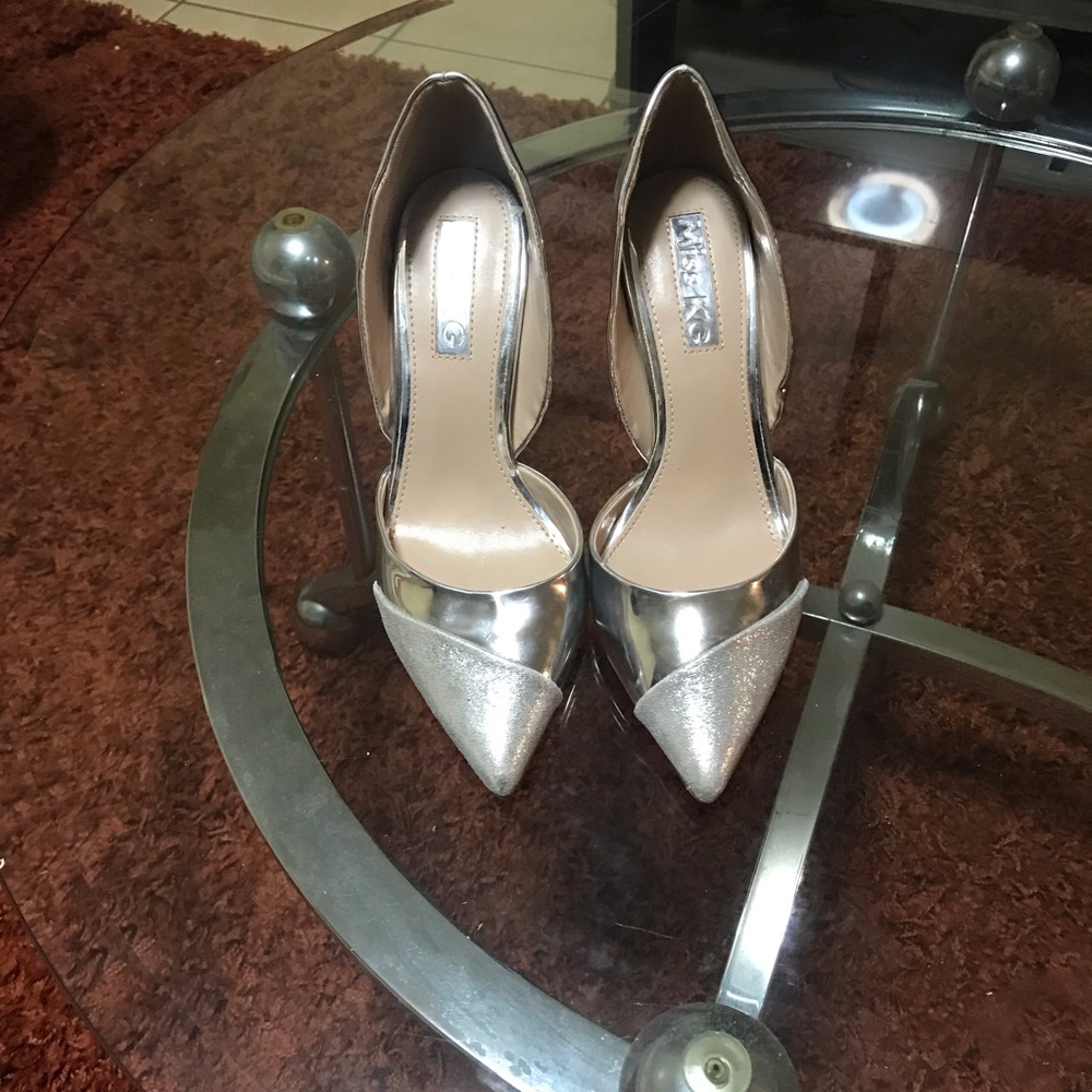 Miss KG silver d’orsay heels - Picture 5 of 5